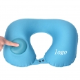Press Type Automatic Inflatable U-shaped  Travel Pillow