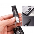 Custom LOGO Leather And Metal Car Keychain