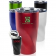 16oz Outer Stainless Steel Inner PP Wave Tumblers
