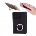 PU Leather Cell Phone Wallet with Ring Stand