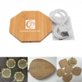 LED QI Wooden Wireless Charger