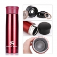 Portable Double Wall Stainless Steel Insulated Car Auto Vacuum Bottle With 500ML Or 17OZ