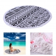 Full Color Imprint Soft Cricle Beach Large Towel Blanket