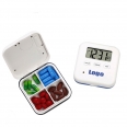Daily Pill Box  Organizer With  Alarm Reminder