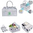 Felt Diaper Bag Custom Portable Multi-pockets Tote Baby Storage Caddy Organizer
