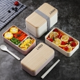 Microwave Lunch Box 2 Layer Container Storage Japanese Bento Box