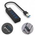 Compact 4 Ports USB Type C Hub