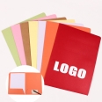 Custom Logo A4 Size Paper File Folder With Pocket And Business Slots