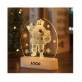 Christmas 3D Visual Effect Acrylic LED Ornament