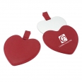 Heart Shape Shatterproof Stainless Steel Mirror With PU Leather Cover
