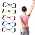 Yoga Fitness Resistance Bands Figure-of-Eight Chest Expander