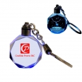 Customized Luminous Octagon Crystal Keychain