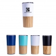 20oz Insulated Bamboo Travel Mug Tumbler