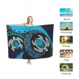 Sublimated Microfiber Sand Proof Beach Towel