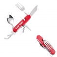 6-in-1 Multi-Function Detachable Camping Flatware Set