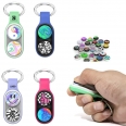 Popular PopPuck Fidget Stress Relief  Toy Keychain