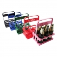Reusable 6-Pack Beer Bottles Foldable Plastic Drink Carrier