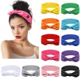 Elastic Rabbit Ears Bow Yoga Headband