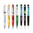 Liquid Filled Floating Floaty Plastic Ballpoint Action Pen with 3D 2D Floater