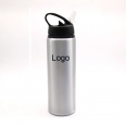20 oz Single-Layer Aluminum Sports Water Bottle with Straw Lid