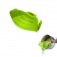 Adjustable Silicone Clip On Strainer for Pots, Pans, and Bowls