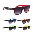 Two Tone Sunglasses Smoke and Mirror Lens