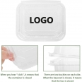 Disposable Transparent Plastic Packaging Box with Cover