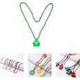Custom Mardi Gras Beads Nacklace with Custom PendantX
