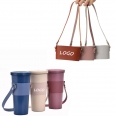 Reusable Leather Coffee Cup Holder With Handle