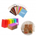 Colored Kraft Paper Gift Tote Bag