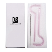 Reusable Anti-Wrinkle Glass Straws