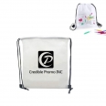 Paintable Kids DIY Coloring Non-woven Backpack Bags