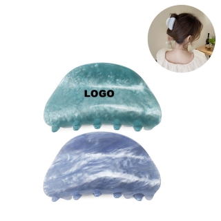 Fashion Acrylic Water Ripple Hair Claw Clips