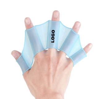 1 Pair Silicone Swimming Hand Webbed