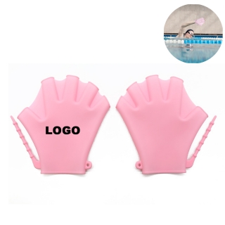 1 Pair Silicone Swim Gloves Or  Hand Paddle