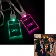 Acrylic LED Name Card with Lanyard Necklace