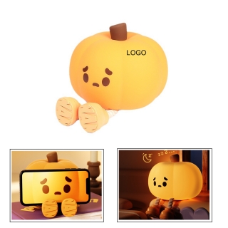 Cute Pumpkin Silicone Night Light