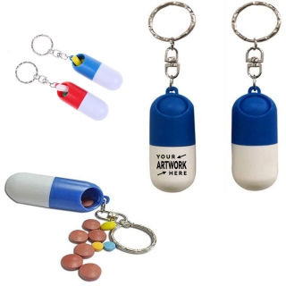 Pill Case Keychain