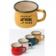 12oz Round Enamel Camping Coffee Mug