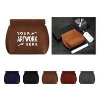 PU Leather Portable Mini Spring Self-Closing Storage Bag or Organizer