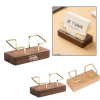 Wooden Business Card Holder or Card Storage Rack
