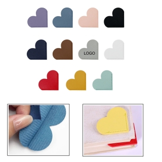 Leather Heart Bookmarks