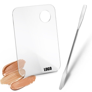 Acrylic Makeup Palette With Spatula